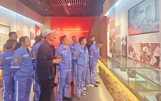 追尋紅色印記！青海宜化開展紅色教育主題黨日活動(圖1)